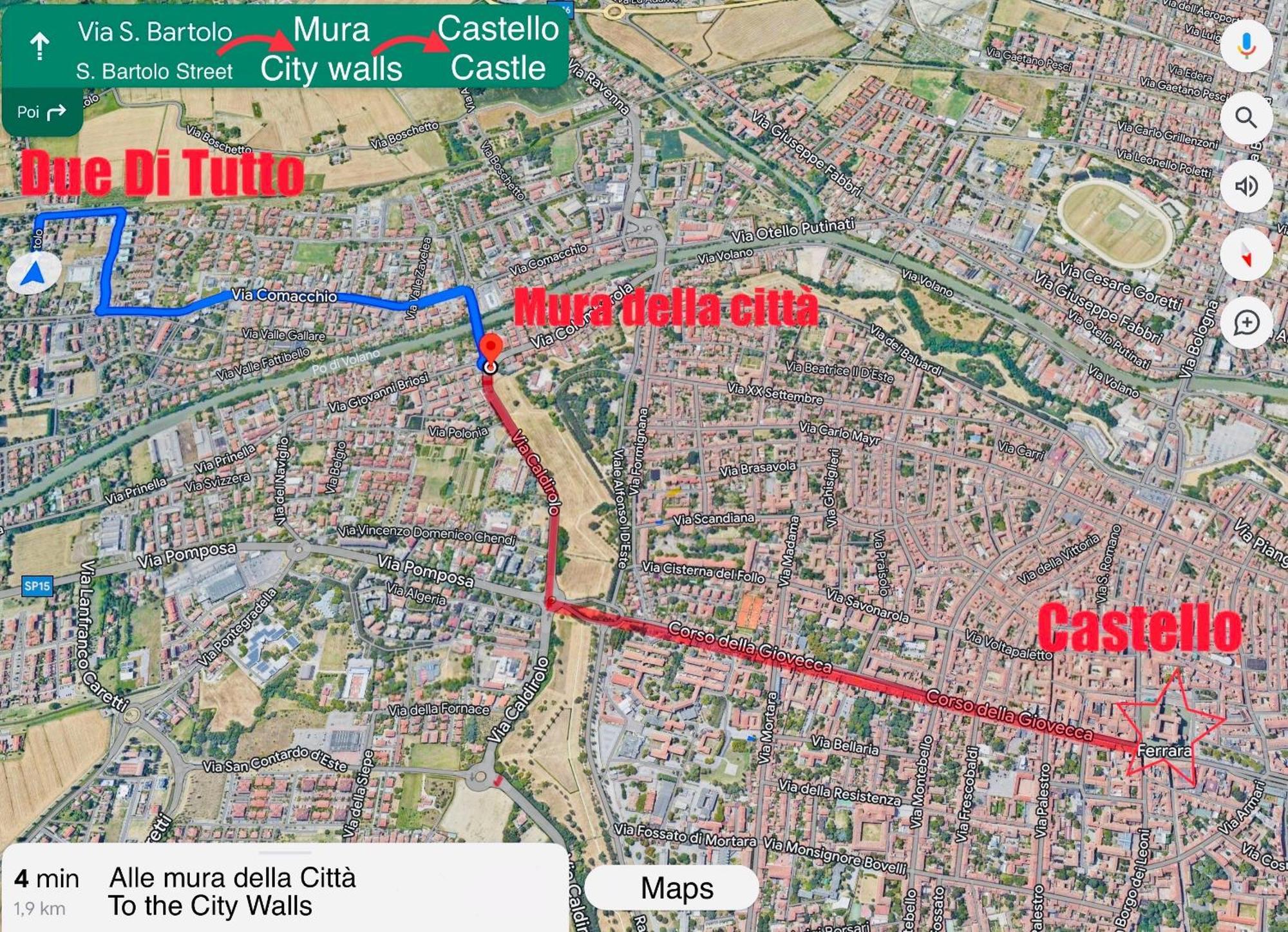 Apartmán Due Di Tutto Ferrara Exteriér fotografie